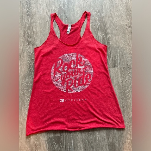 Cyclebar Tops - Cyclebar - Rock Your Ride Tank, size Medium